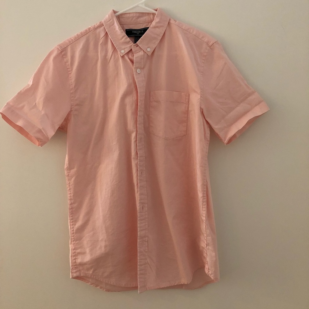 Men’s short sleeve button down shirt